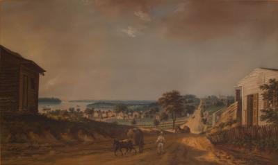 View of Carondolet; South St. Louis by John Caspar Wild
