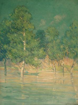 River Birches by Dawson Dawson-Watson