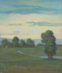 Landscape with Stream by Edmund Wuerpel