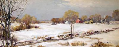 Winter Landscape by Lillian Thoele