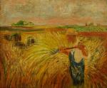 Threshing Wheat by Joseph Jones