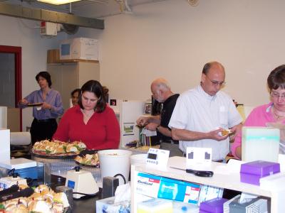 Lab warming party May 2005